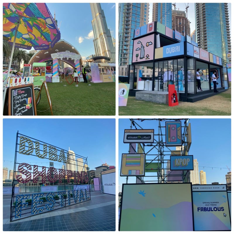 Get a look! The popular Etisalat Market Outside The Box at Burj Park!! 